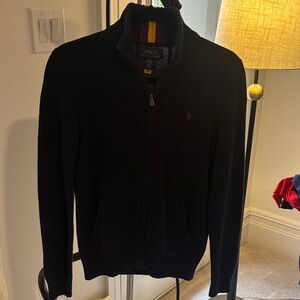 Polo by Ralph Lauren Kid’s Navy Zip-Up Sweater